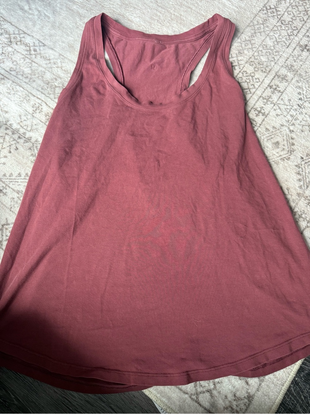 Lululemon Women's Tank Top - Dusty Rose Racerback
